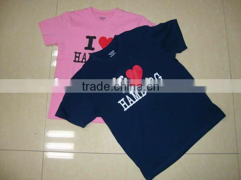Hot!!! 2012 !!! New Fashion 100%combed Cotton promotion kids jersey Shirt