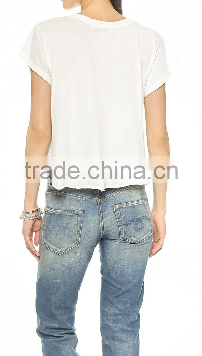 printed picture fox clothing for women with little pocket