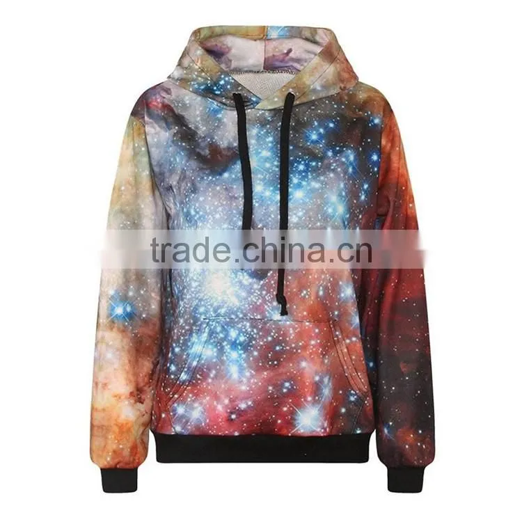 China Manufacturers Wholesale Custom 3D Sublimation Print Men's Pullover Hoodie