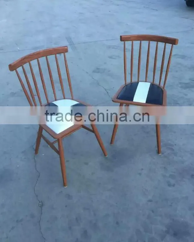 2016 hot selling modern design high quality wood copy metal dining chair
