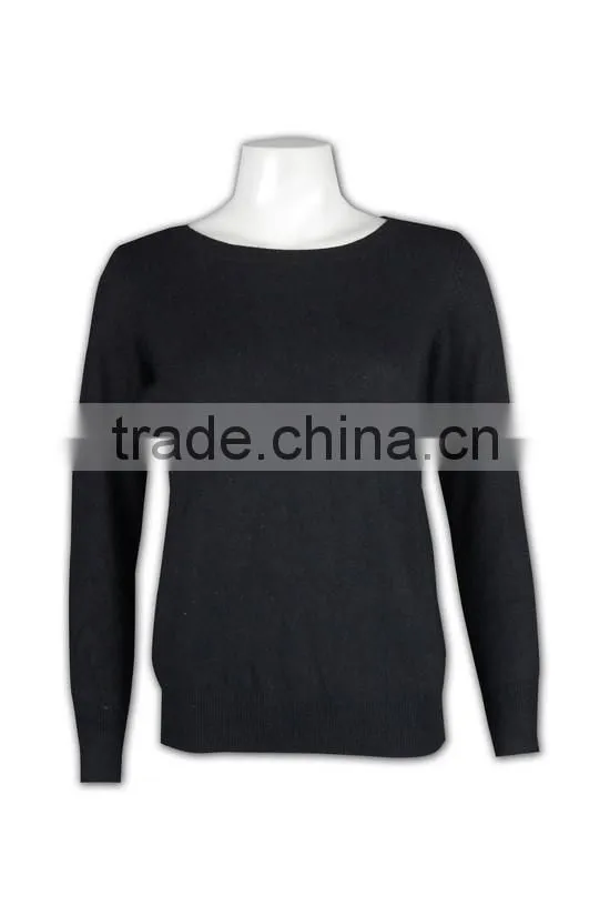 ISO9001/BSCI Manufature round neck blank ladies formal cardigan sweater