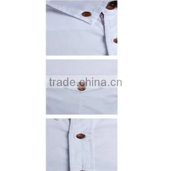 2016 new wholesale Luxury Long Sleeve custom mens casual dress shirts