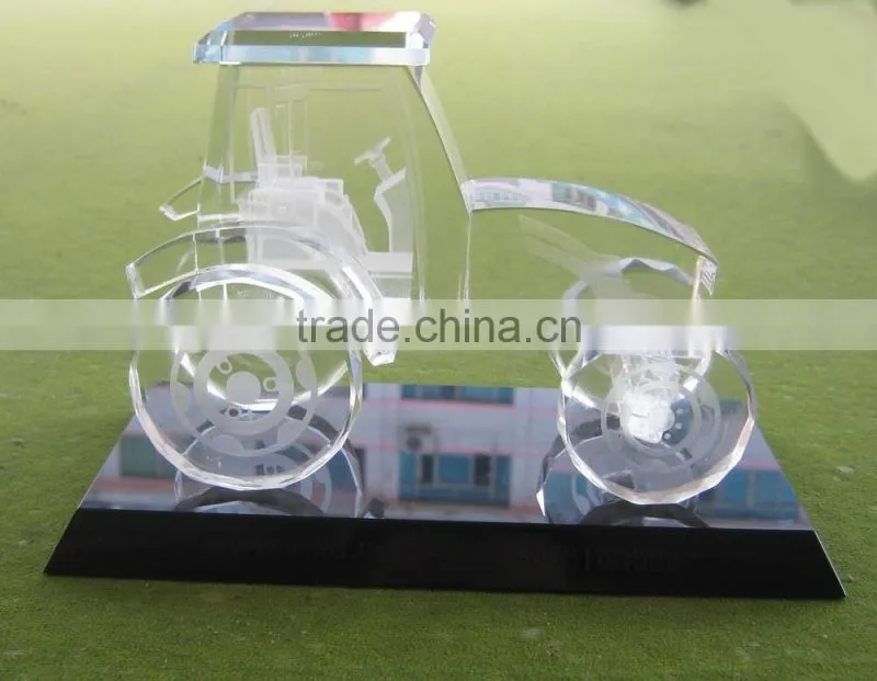 Crystal tank model for souvenir gift