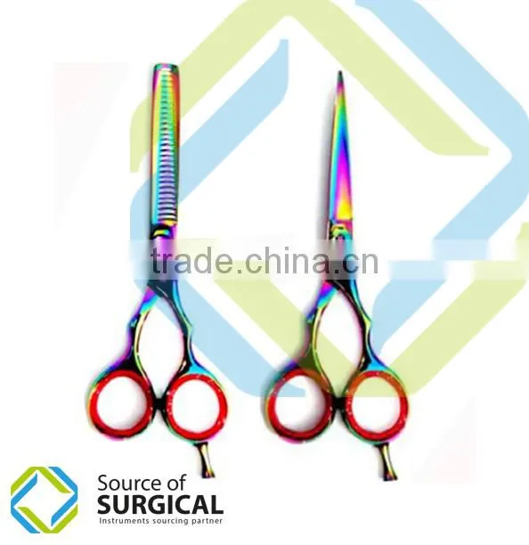 New Branded Quality Japanese Steel Professional Razor Edge Barber teeth thinning Scissor/Shear 6" Set in Box kit