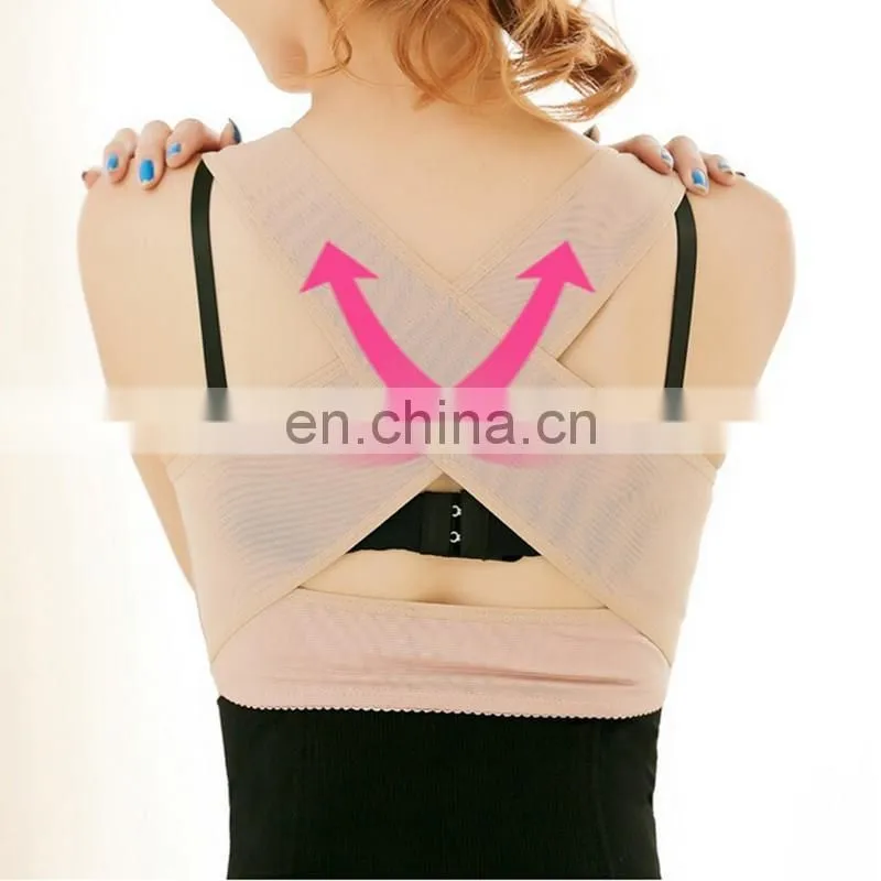 Lady Adjustable Shoulder Back Posture Shaper Chest Support Belt