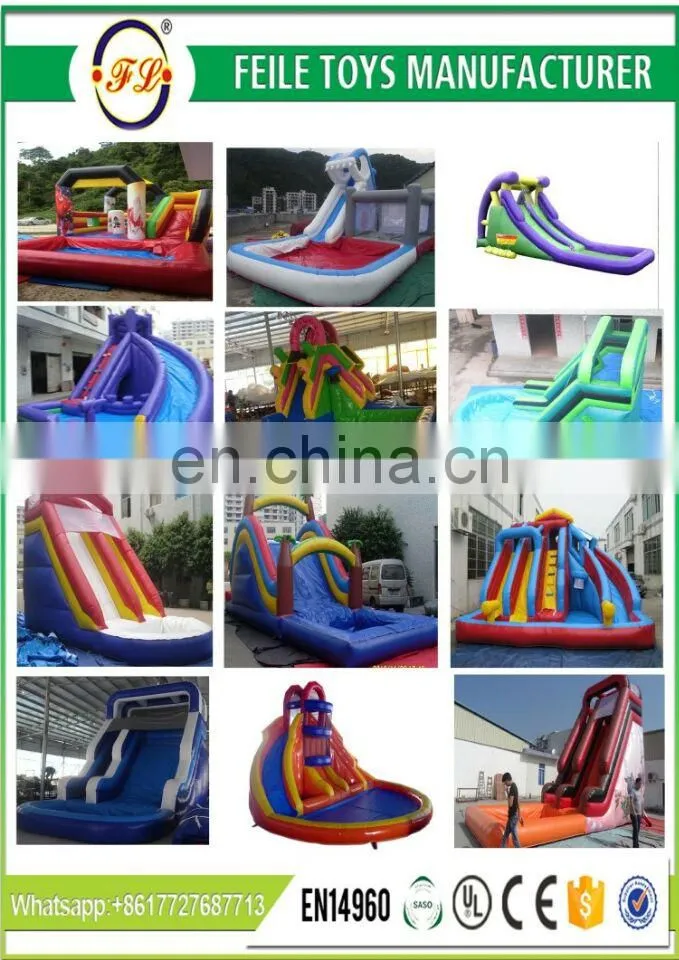 high quality Commercial grade inflatable water slide