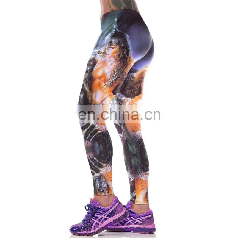 Whoesale Printed Yoga Fitness Pants Capri Sexy Leggings For Women