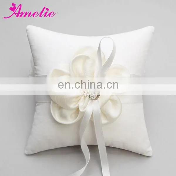 AW1404 Satin flower flower girl ring pillow