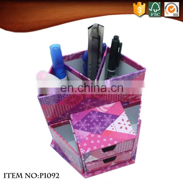 Cardboard Pen Holder Stationery Set for Kids