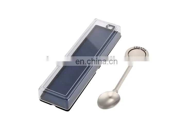 Hot-selling promotional metal Croatian souvenir metal spoon