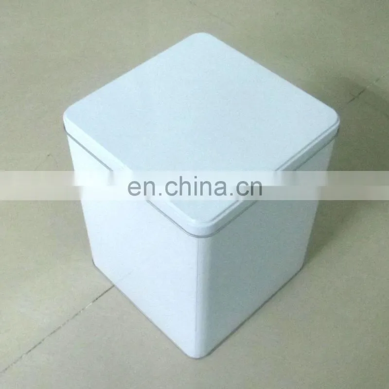 Wholesale Food Grade Large Square Biscuit Tin Box