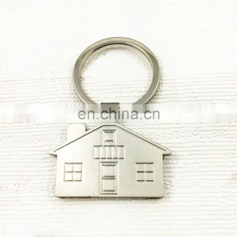 3D High quality metal keychains with house image