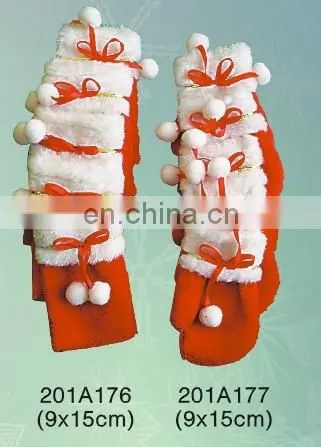 Fashional Style Cheap christmas bags newest customized gloves shaopping bags