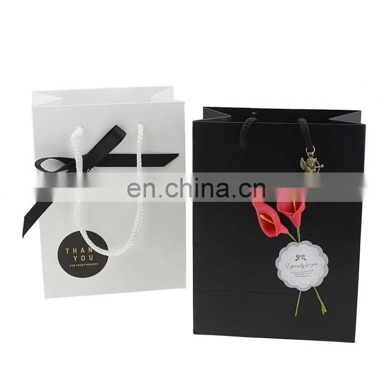 unique fancy design kraft paper bag design jewelry paper bag