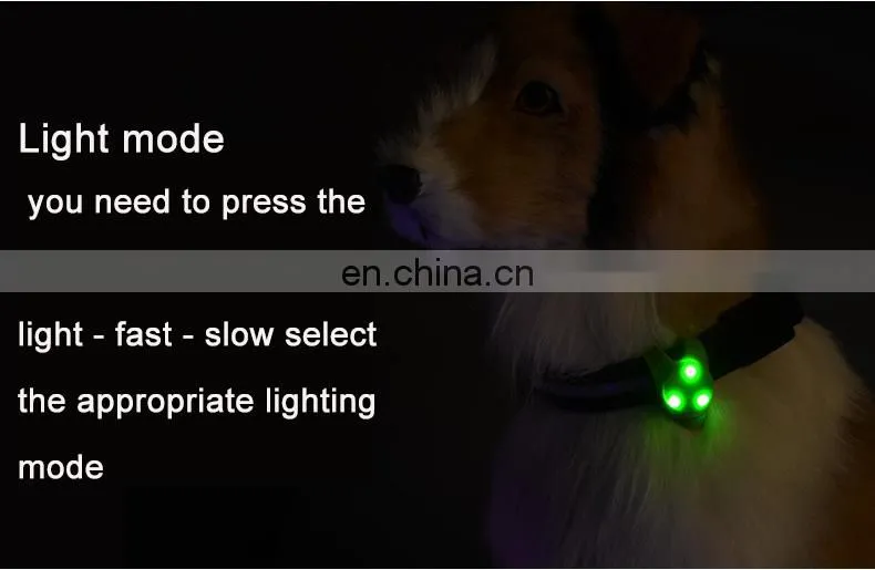 Wholesale Pendant Style Waterproof Retractable USB Flashlight Dog Collar Led Toy