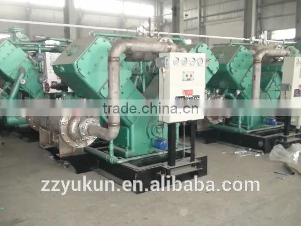 Reciprocating nitrogen booster compressor