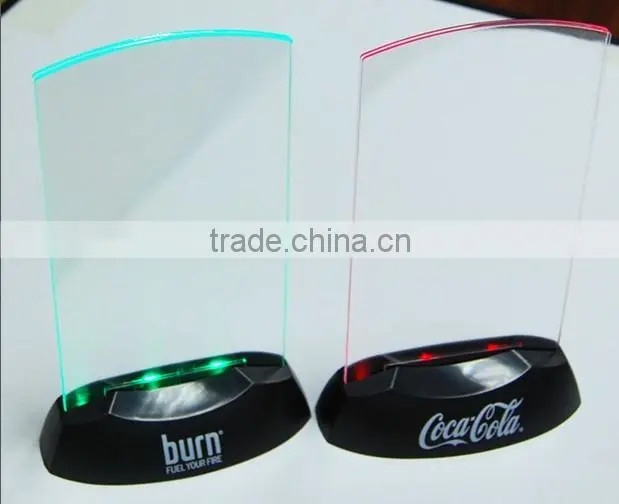 Table illuminated led menu