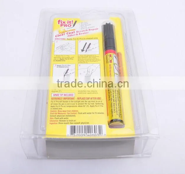 Cheap!car scratch repair pen for car, fix it pro As Seen On TV ,car scratch remover pen