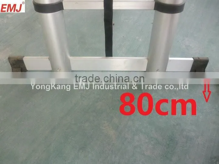 3.8m Single Telescopic ladder with EN131-6