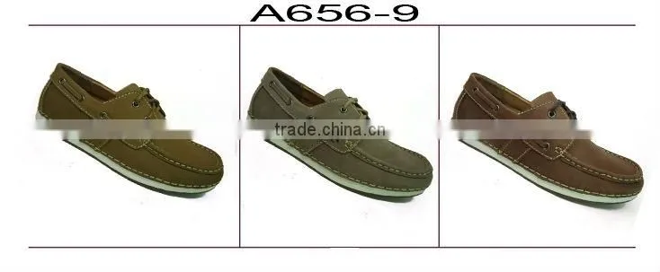 men leather custom boat shoes