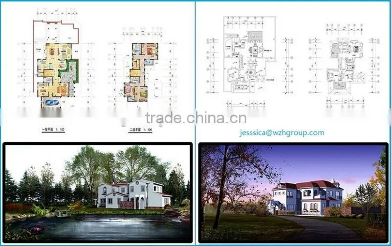 100sqm luxury prefab house building prefabricated villa