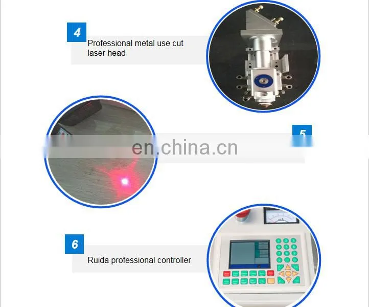 300W co2 laser metal and non metal cutting machine for cutting wood plywood acrylic stainless steel carbon steel aluminum