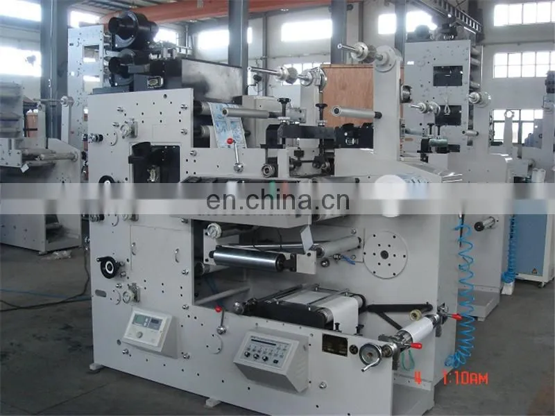 UTR320-1 Single Color Roll to Roll Automatic Paper PP Sticker Flexographic Printing Machine, Epoxy Label Flexo Press Printer