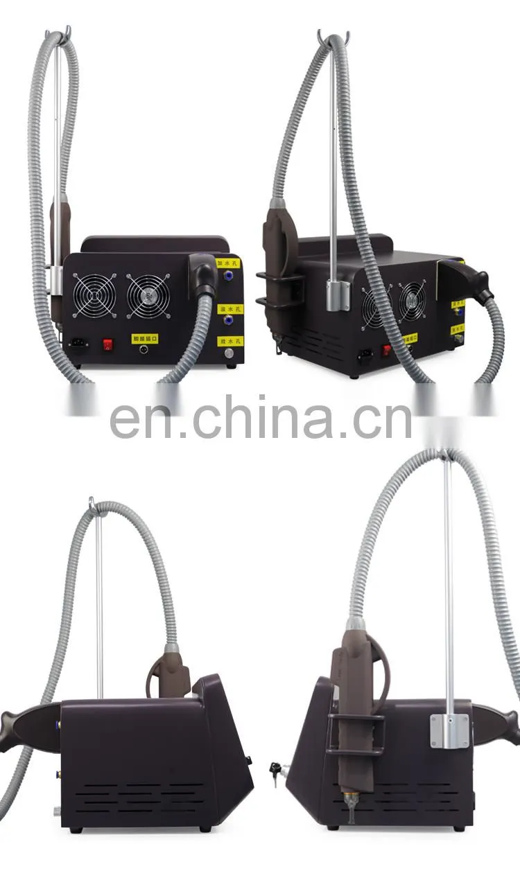 Professional Brown Style Pico Laser Tattoo Removal Solon Beauty Machine