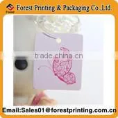 2014 fashion clothing brand paper labels and garment hang tags printing