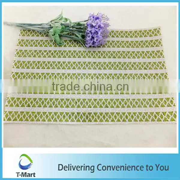 100% hot sale rhinestones mesh trimming with factory price 24*40 hot fix rhinestone mesh for shoe decoration