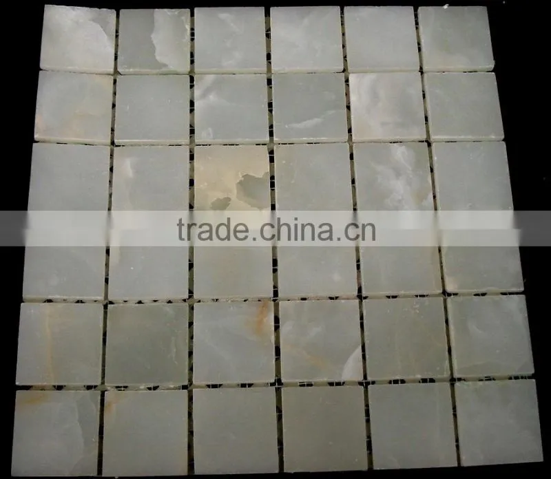 High Quality White Onyx Mosaic Tile