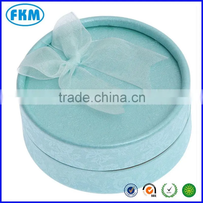 Wholesale Round Cardboard Jewellery Earring Rings Display Gift Storage Boxes
