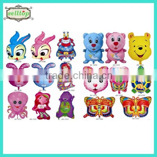 2014 high quality different size foil illuminated balloons