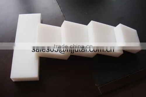 Wear resistant size customized white UHMW-PE block