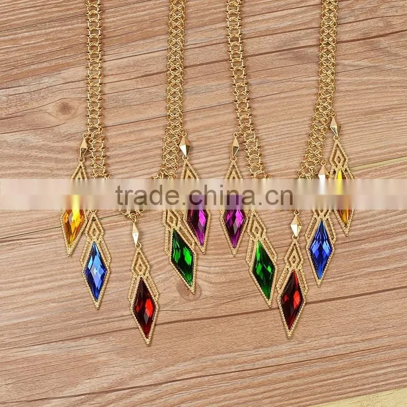 Hot-Selling Gold Color Necklace With Rhinestone For Women