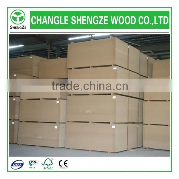 High Quality Colorful 18mm Laminated MDF Board from SHENGZE manufacture