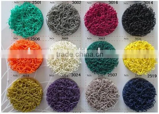 Trade Assurance Single color pvc material anti slip foot mat