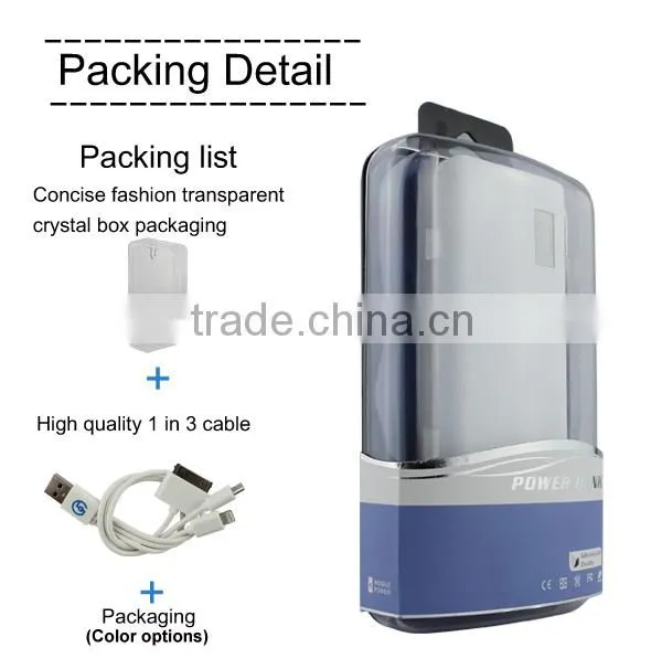 Wholesale alibaba china market,for gift portable power bank 14000mah