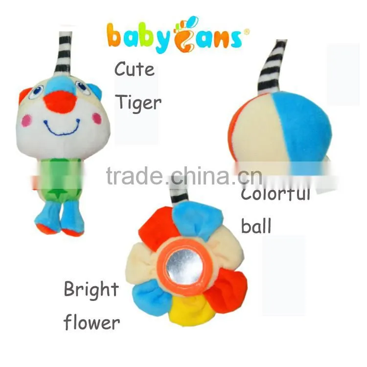 2016 new products of baby crib hanging toys with bells