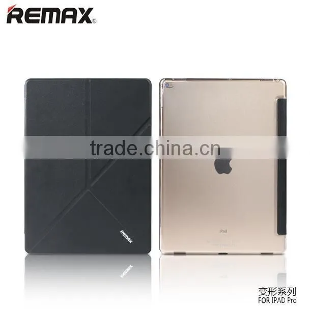 Top Selling Product Remax Fold Stand Leather Tablet Cover Case for iPad Pro TB-0007