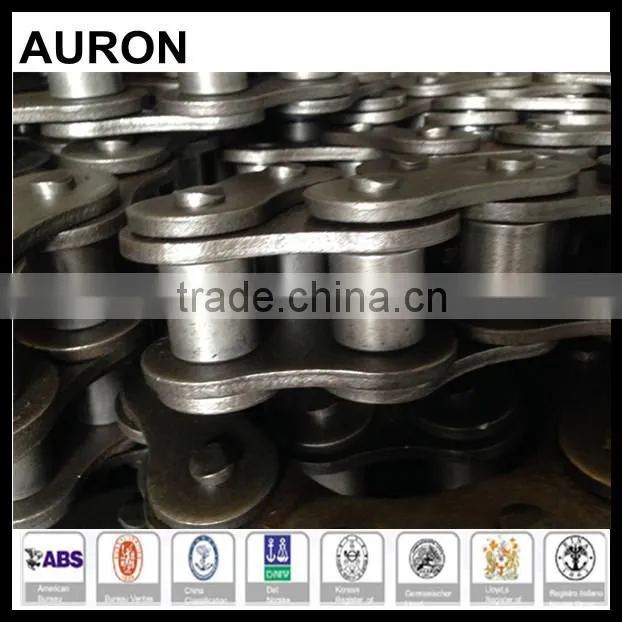AURON/HEAWELL ABS BV GL DNV ISO OHSAS CE short pitch motor bike chain/high precision motor chain/roller link chain