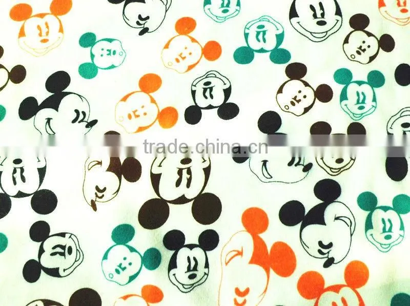 40s 350gsm cartoon spandex polyester velvet