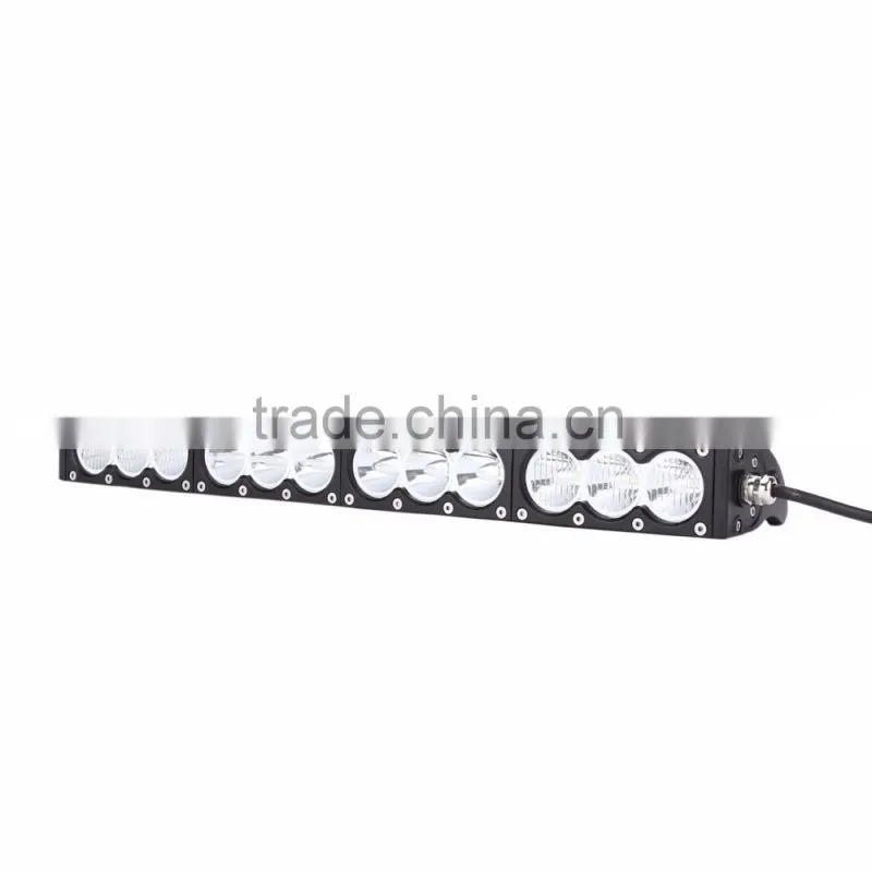 New arrival single row amber and white color led light bar 120w with CE ROHS Certification