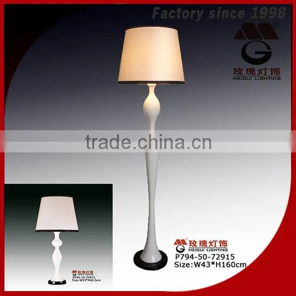 white standing illumination polyresin
