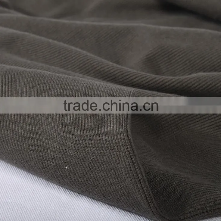 Best selling polyester pandex 2x2 rib knit fabric