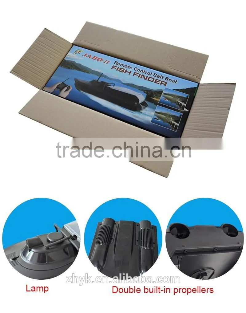 JABO-2AL wireless remote control crap fishing bait boat