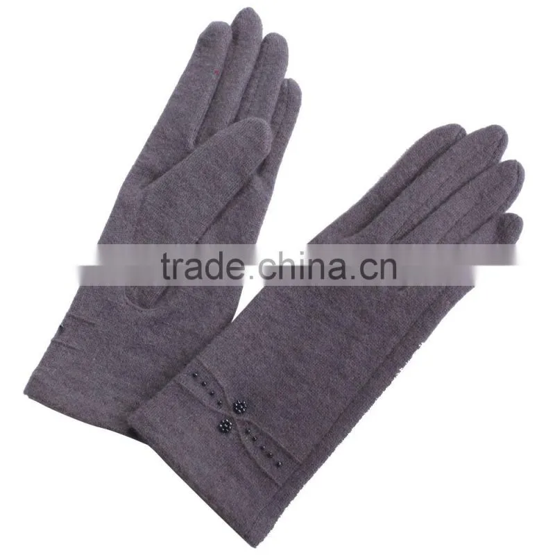 beaded lady winter gloves