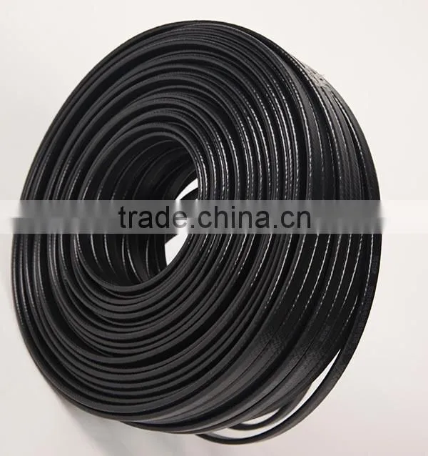 Heat resistant self regulating pipe insulation, roof snow melting silicone heating cable