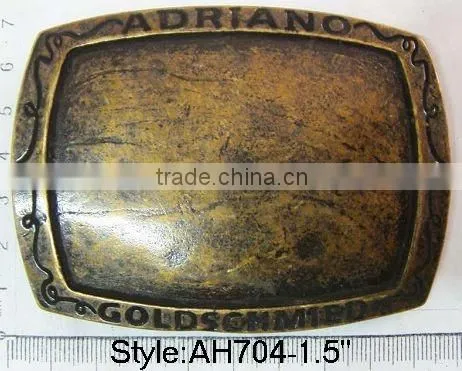 2015 hot selling buckle gold plated metal buckle square shape metal buckle
