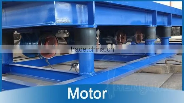 Carbon steel vibration table for concrete moulds